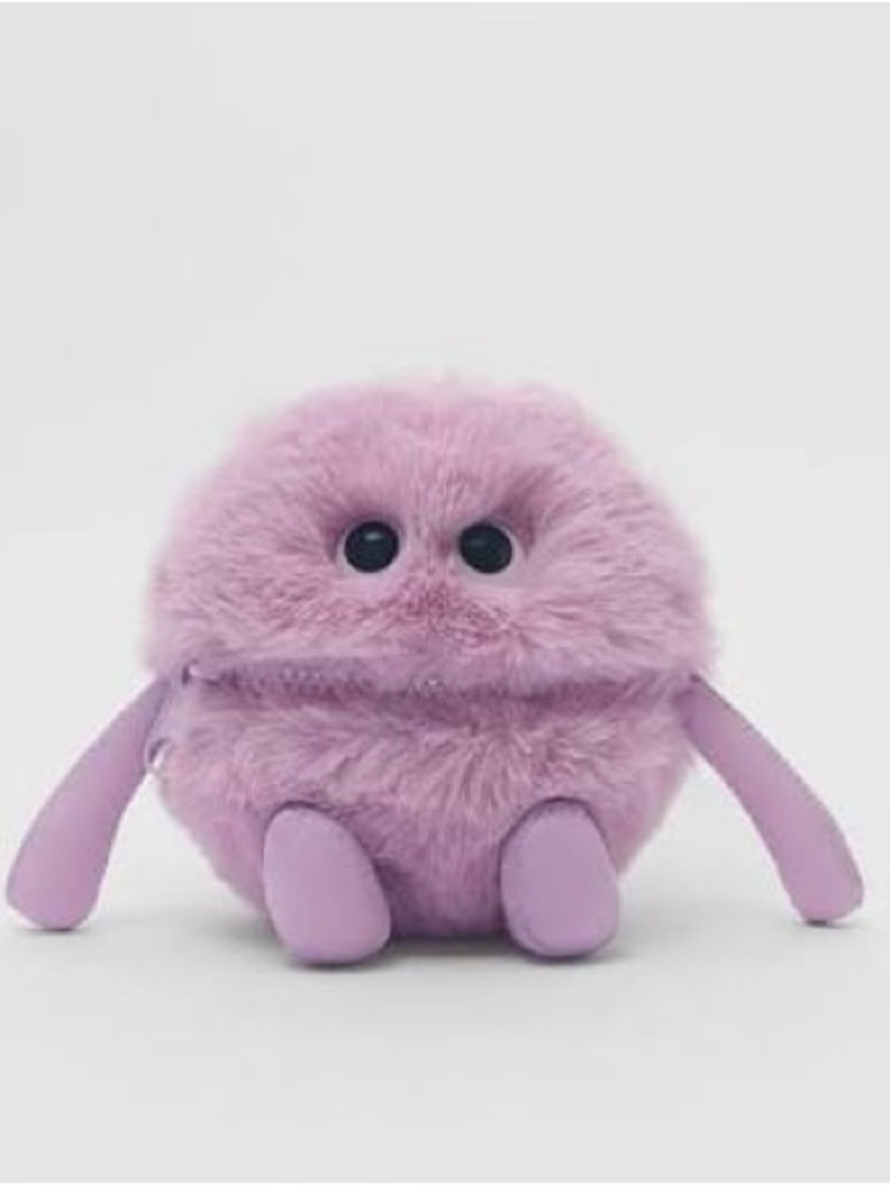 ZARA l Purple Plush Monster Mini Crossbody Bag